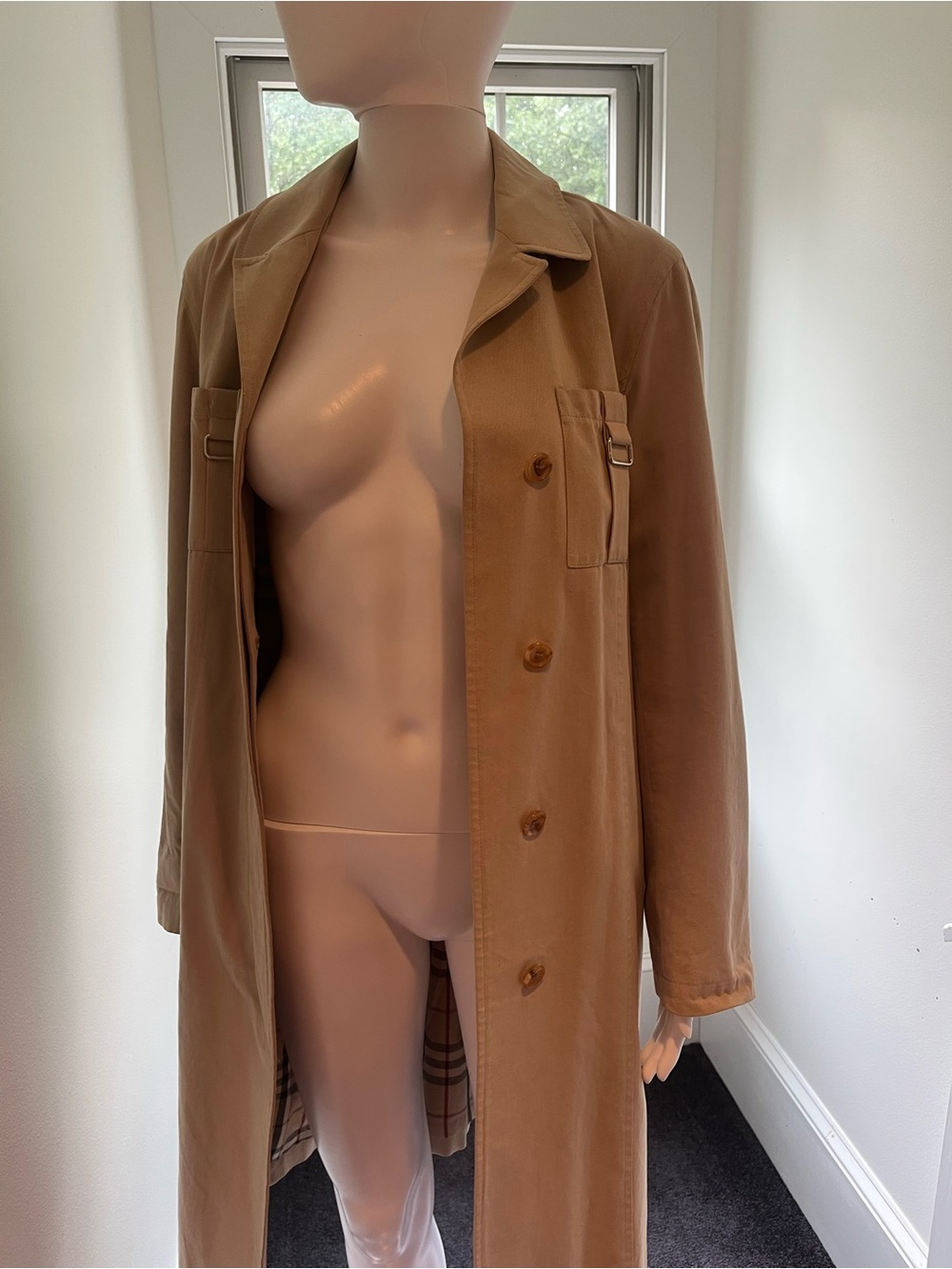 Burberry Tan Belted Trench Coat size 4 ( previously authenticated) - Picture 7 of 14
